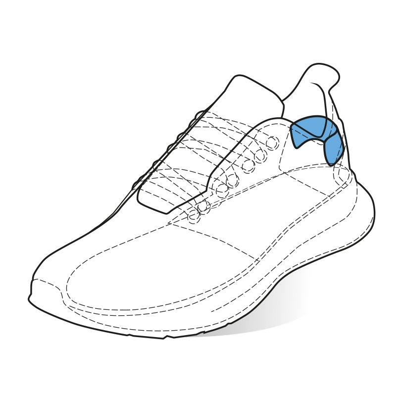 Gelové patičky samolepicí Svorto