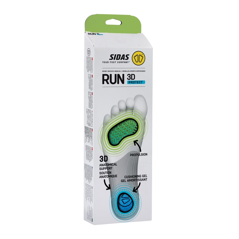 Sidas - vložky UNIVERSAL RUN 3D PROTECT