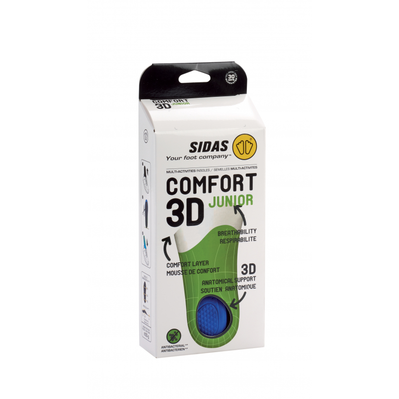 Sidas - dětské vložky UNIVERSAL COMFORT 3D JUNIOR