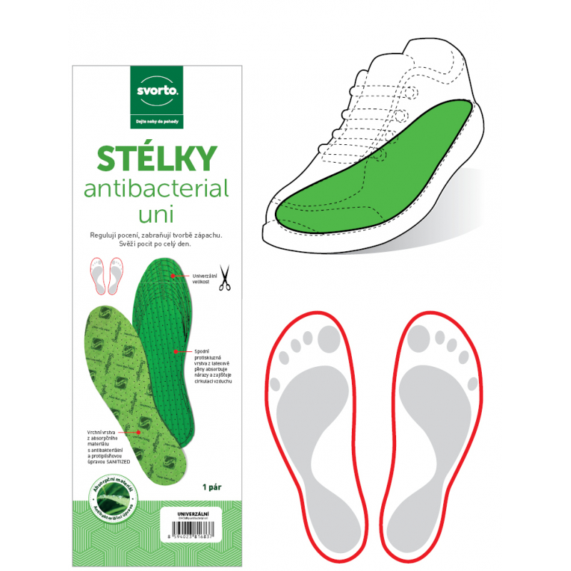 Stélky antibacterial uni Svorto