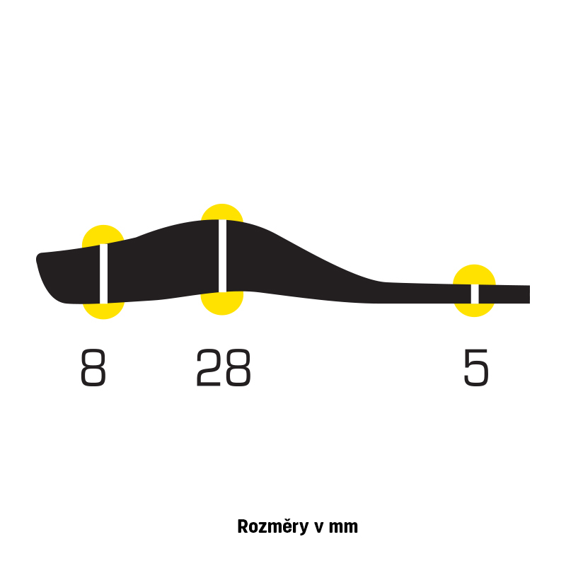Sidas - vložky 3FEET OUTDOOR LOW ARCH