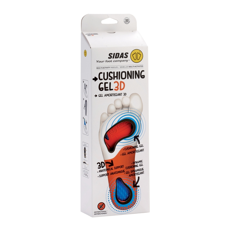 Sidas - vložky UNIVERSAL CUSHIONING GEL 3D XS (35-36)